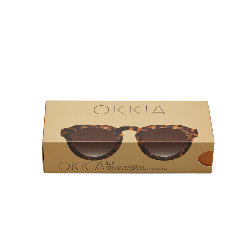 Lentes de Sol Unisex Zeno Marrón Okkia