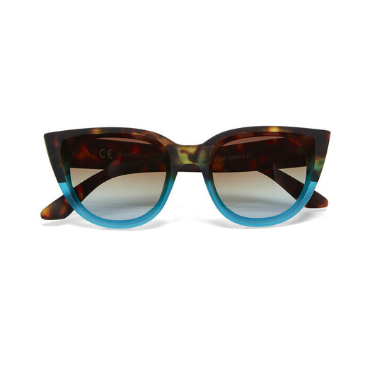 Lentes de Sol para Mujer Silvia Marrón y Azul Okkia