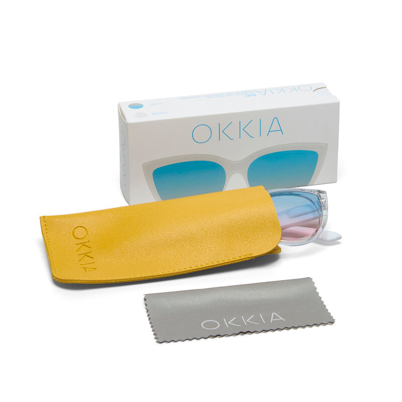 Lentes de Sol para Mujer Silvia Azul Oscuro Okkia