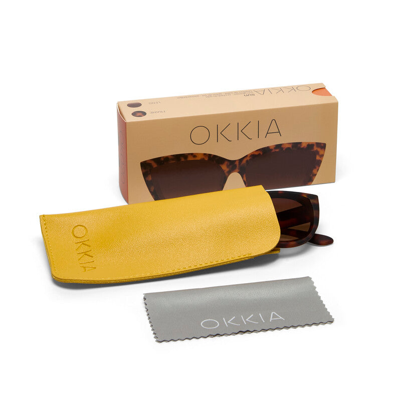 Lentes de Sol para Mujer Silvia Marrón Okkia