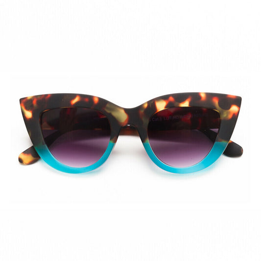 Lentes de Sol para Mujer Claudia Marrón y Azul Okkia