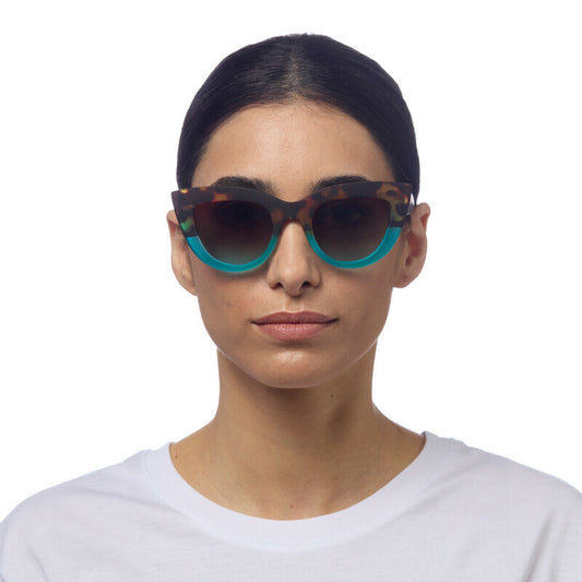 Lentes de Sol para Mujer Claudia Marrón y Azul Okkia