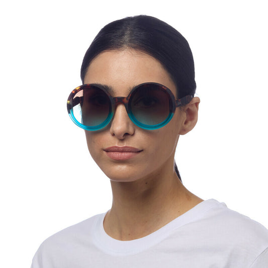 Lentes de Sol para Mujer Monica Marrón y Azul Okkia