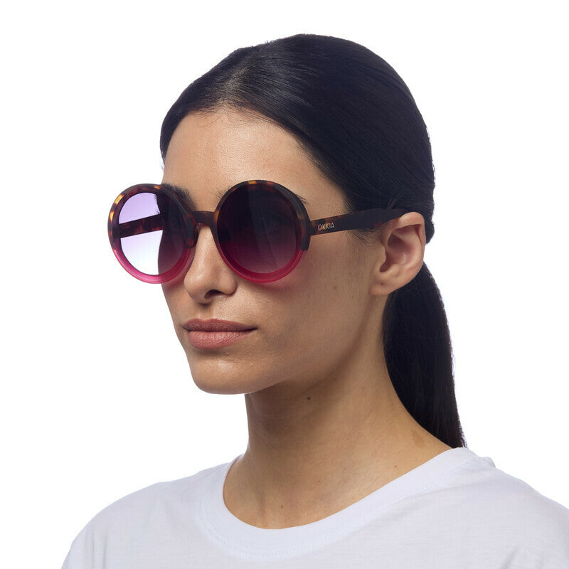 Lentes de Sol para Mujer Monica Havana Rosa y Negro Okkia