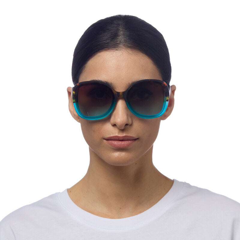Lentes de Sol para Mujer Anna Marrón y Azul Okkia