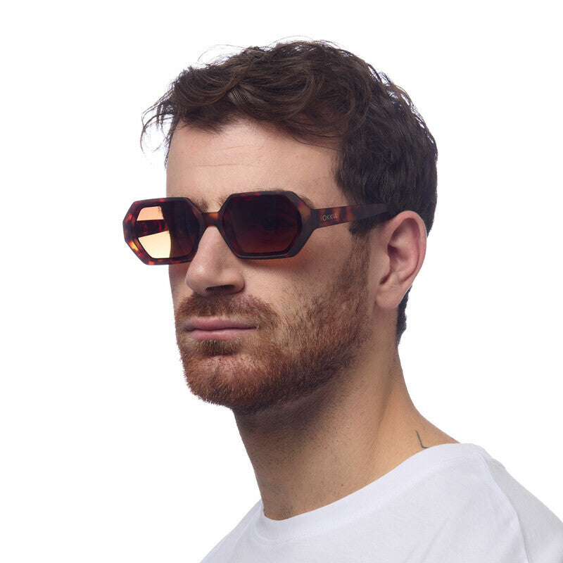 Lentes de Sol Unisex Andrea Marrón Okkia