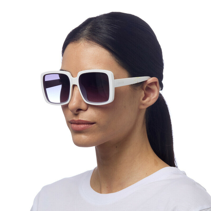 Lentes de Sol para Mujer Alessia Blanco Okkia