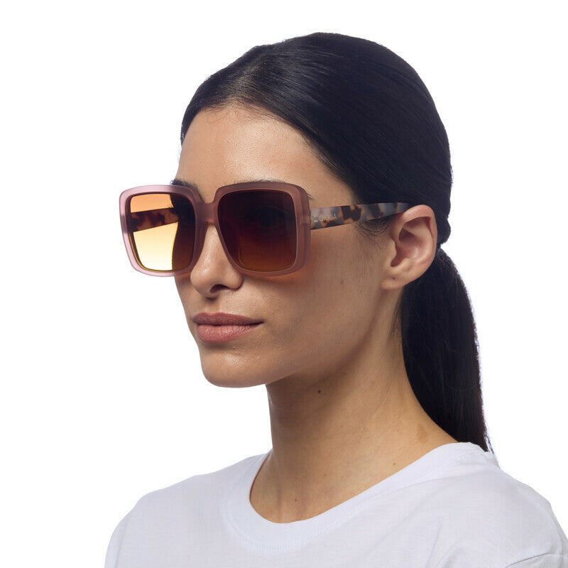 Lentes de Sol para Mujer Alessia Rosa y Marrón Okkia