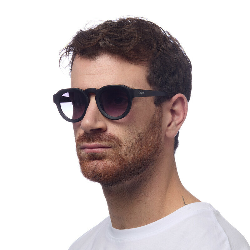 Lentes de Sol Unisex Zeno Negro Okkia