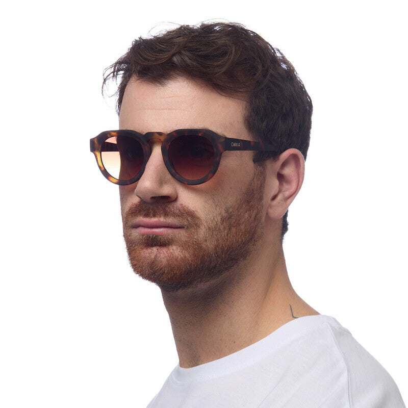 Lentes de Sol Unisex Zeno Marrón Okkia
