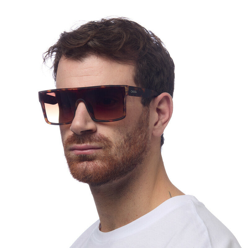 Lentes de Sol Unisex Tokyo Marrón Okkia