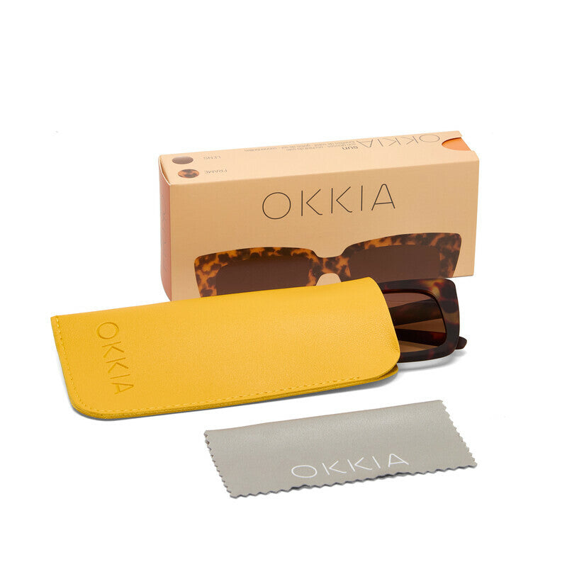 Lentes de Sol para Mujer Elba Marrón Okkia
