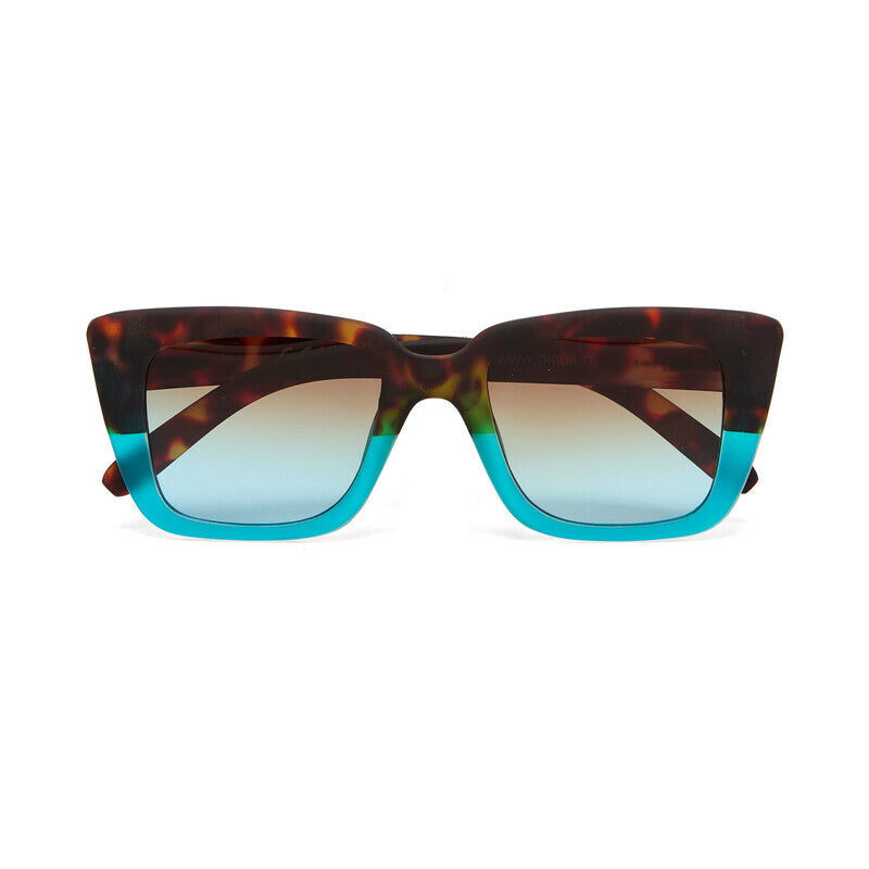Lentes de Sol para Mujer Elba Marrón y Azul Okkia