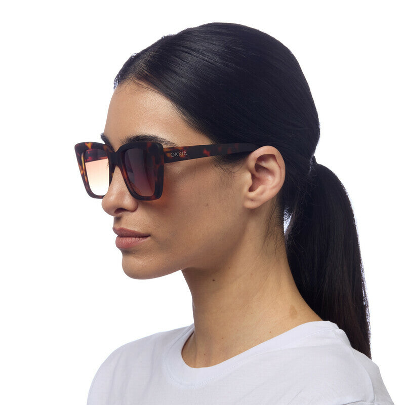 Lentes de Sol para Mujer Elba Marrón Okkia