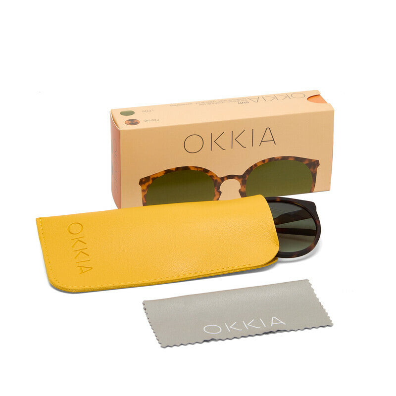 Lentes de Sol para Mujer Berlino Marrón Okkia