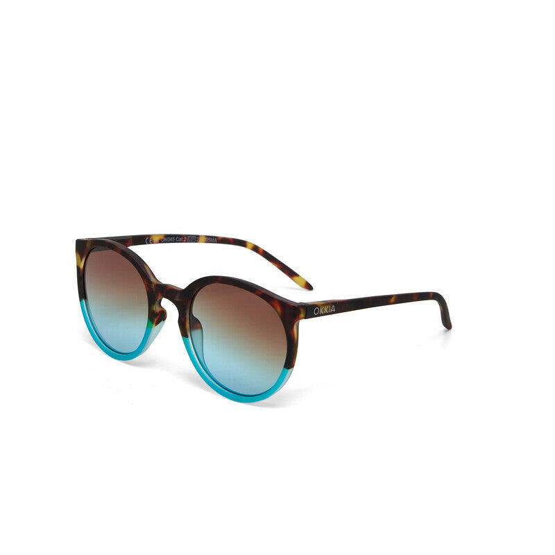 Lentes de Sol para Mujer Berlino Marrón y Azul Okkia
