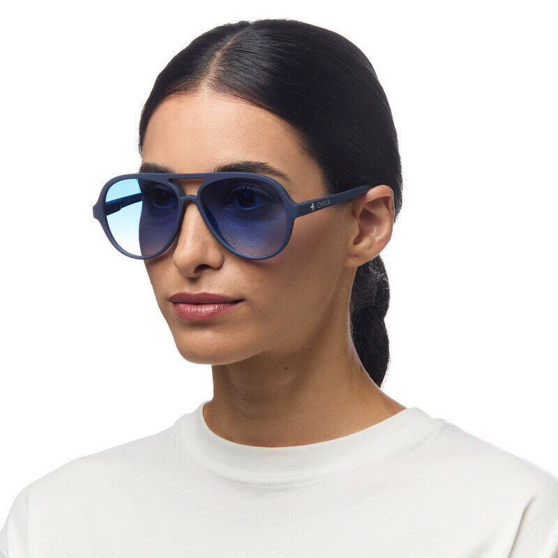 Lentes de Sol Unisex Alessio Azul Okkia