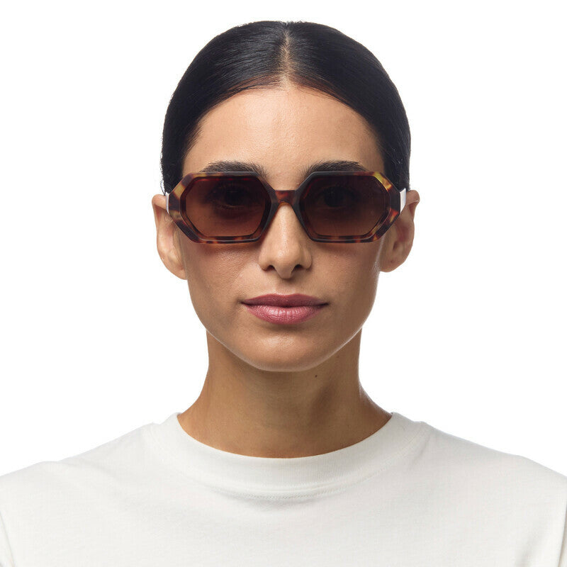 Lentes de Sol Unisex Andrea Marrón Okkia