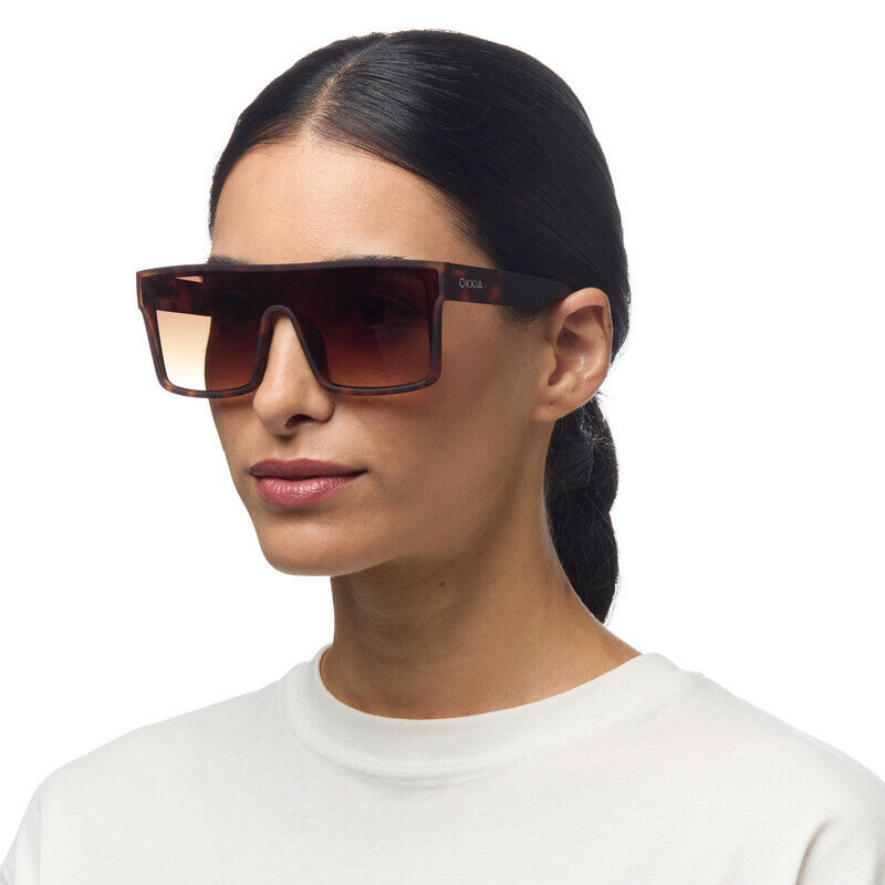 Lentes de Sol Unisex Tokyo Marrón Okkia