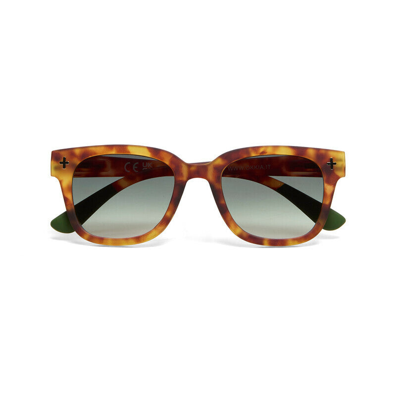 Lentes de Sol Unisex Giovanni Havana y Verde Okkia