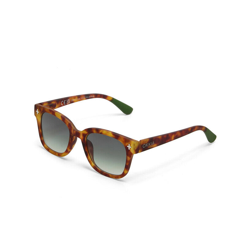 Lentes de Sol Unisex Giovanni Havana y Verde Okkia