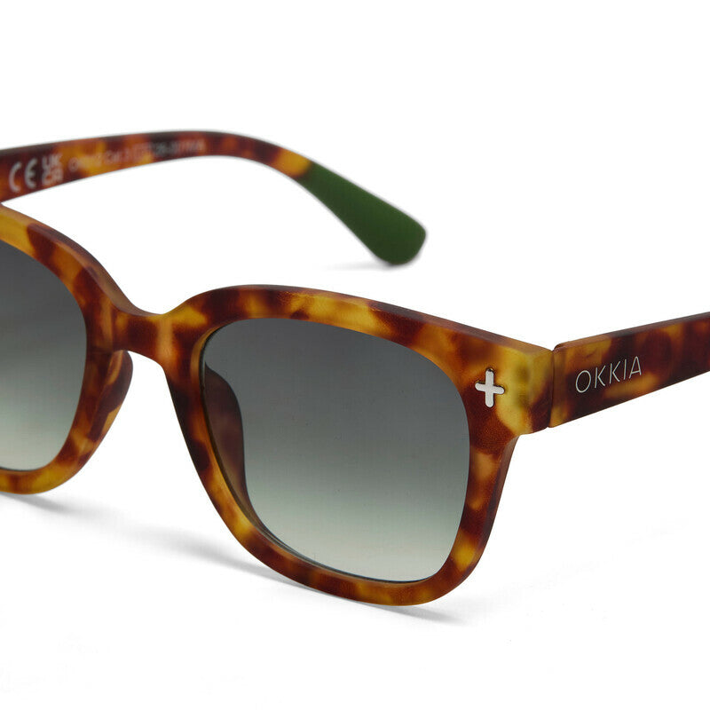 Lentes de Sol Unisex Giovanni Havana y Verde Okkia