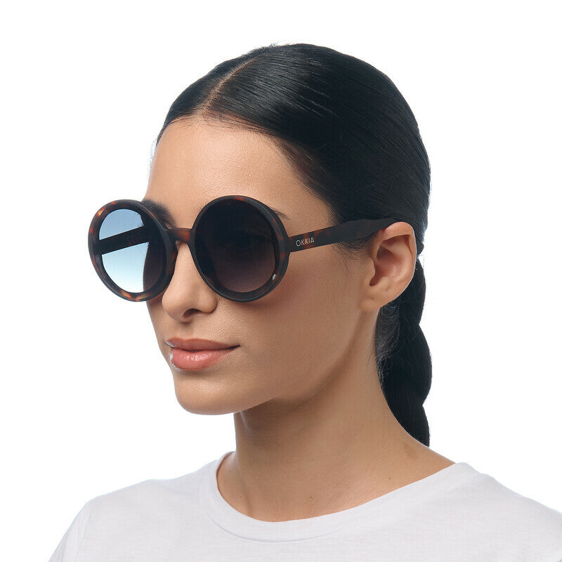 Lentes de Sol para Mujer Monica Marrón y Verde Okkia