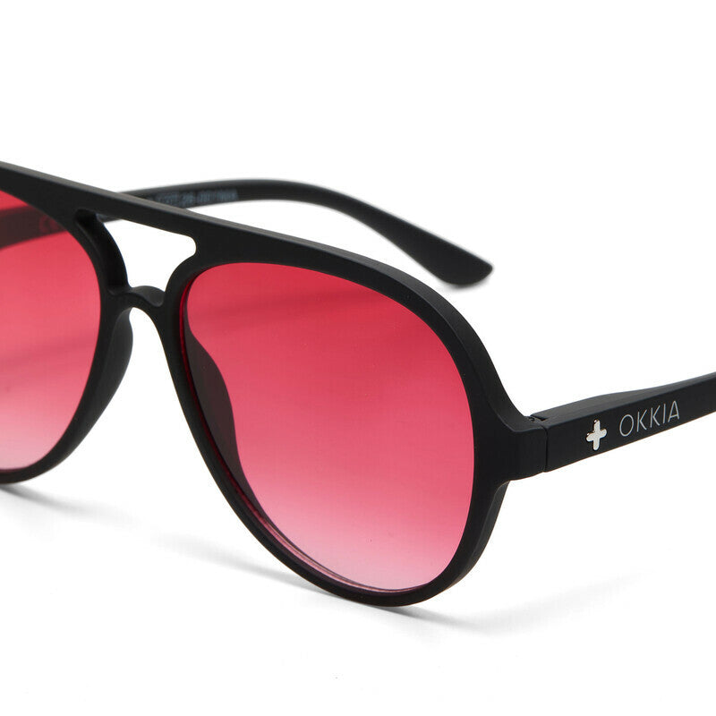 Lentes de Sol Unisex Alessio Rojo Okkia