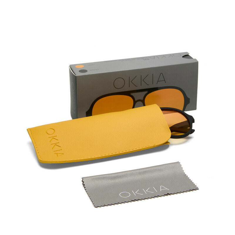 Lentes de Sol Unisex Alessio Amarillo Okkia