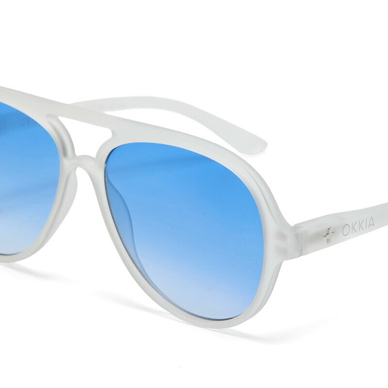 Lentes de Sol Unisex Alessio Azul Oscuro Okkia