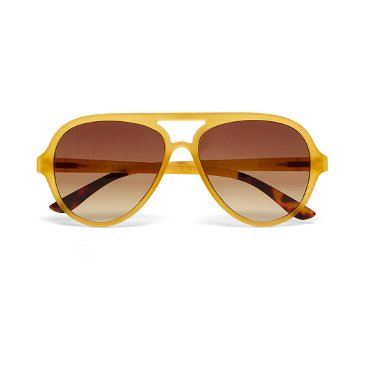 Lentes de Sol Unisex Alessio Amarillo y Marrón Okkia