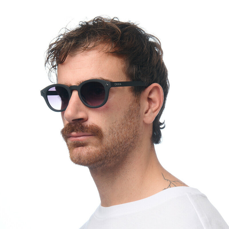 Lentes de Sol Unisex Milano Negro Okkia
