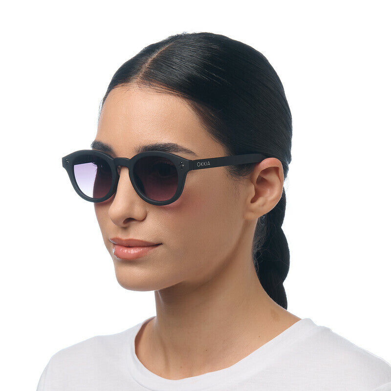 Lentes de Sol Unisex Milano Negro Okkia