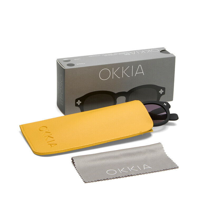 Lentes de Sol Unisex Milano Negro Okkia