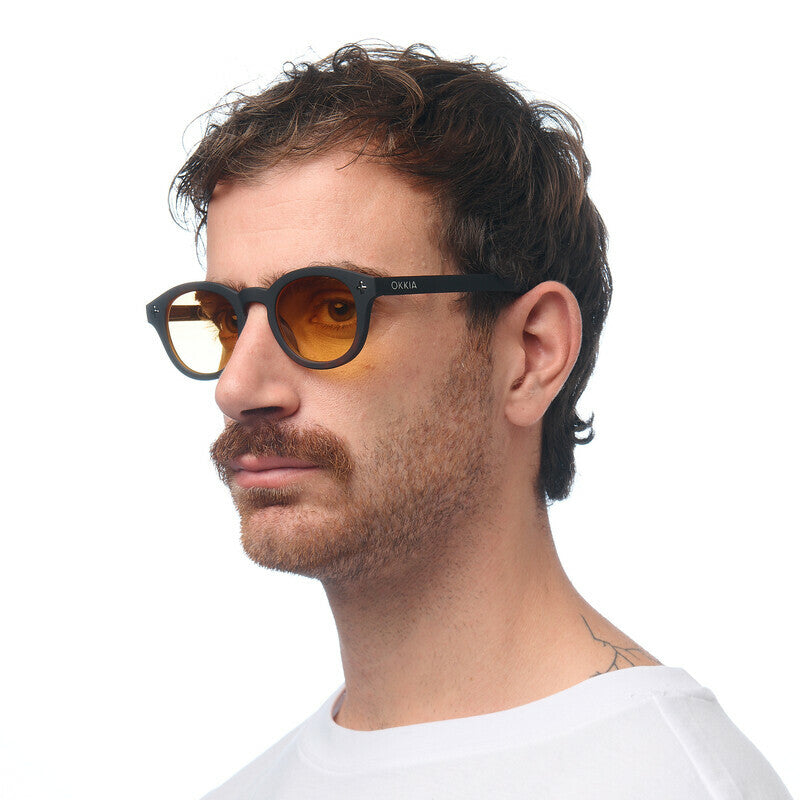 Lentes de Sol Unisex Milano Amarillo Okkia