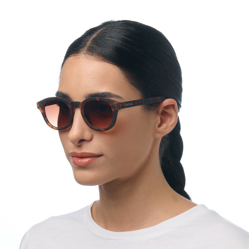 Lentes de Sol Unisex Milano Marrón Okkia