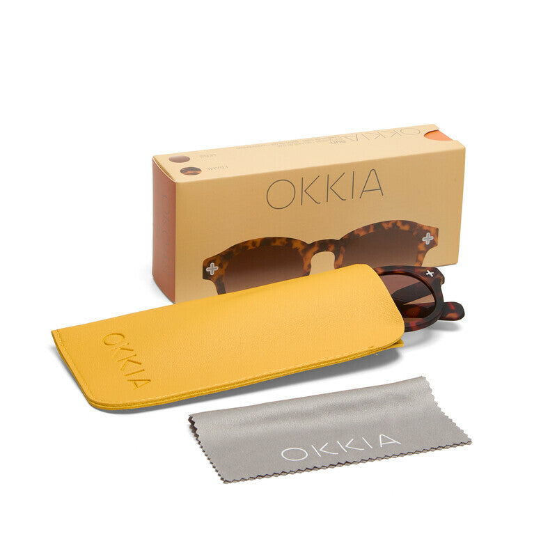 Lentes de Sol Unisex Milano Marrón Okkia