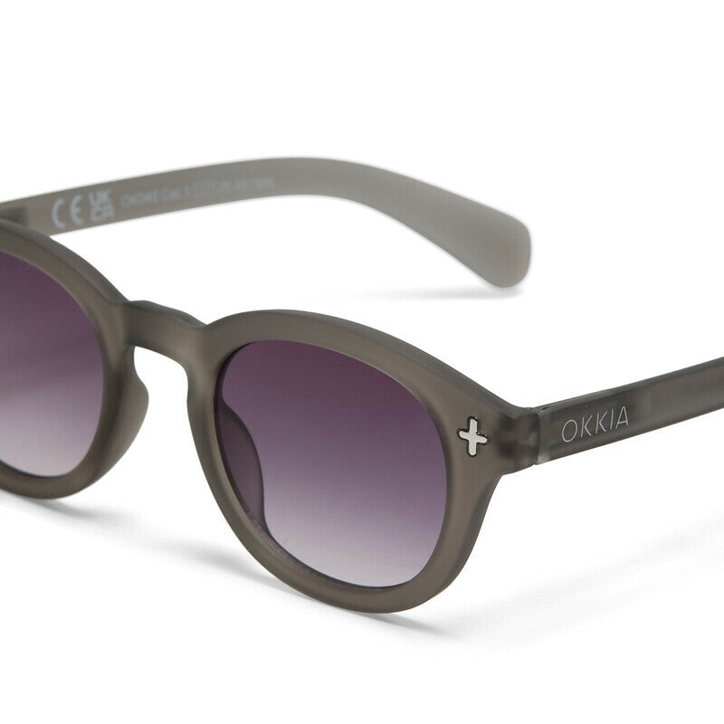 Lentes de Sol Unisex Milano Gris y Negro Okkia