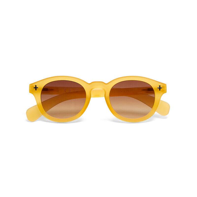 Lentes de Sol Unisex Milano Amarillo y Marrón Okkia