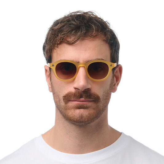 Lentes de Sol Unisex Milano Amarillo y Marrón Okkia