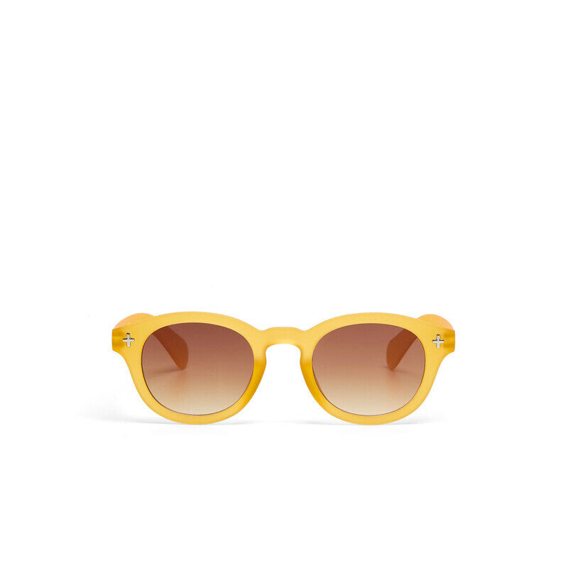 Lentes de Sol Unisex Milano Amarillo y Marrón Okkia