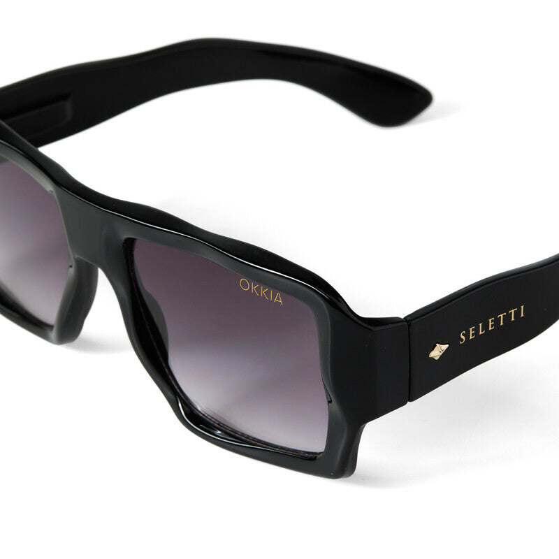 Lentes de Sol para Mujer Kansas Negro Seletti x Okkia
