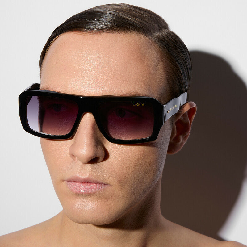 Lentes de Sol para Mujer Kansas Negro Seletti x Okkia