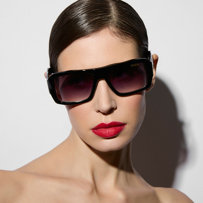 Lentes de Sol para Mujer Kansas Negro Seletti x Okkia