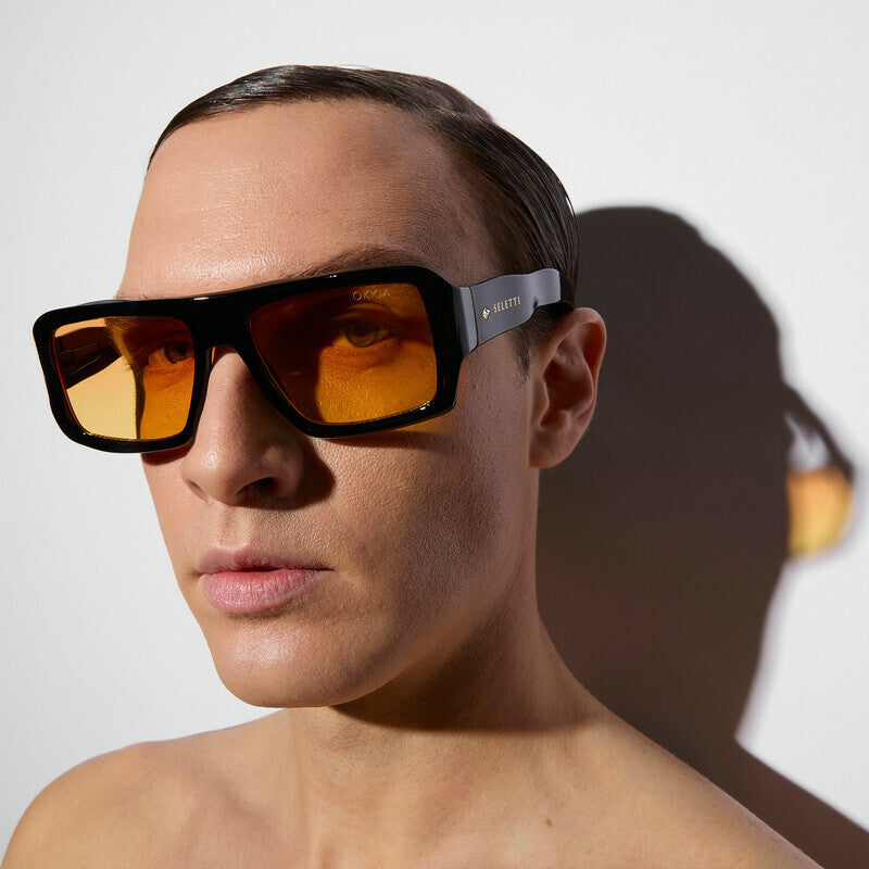 Lentes de Sol para Mujer Kansas Amarillo Seletti x Okkia