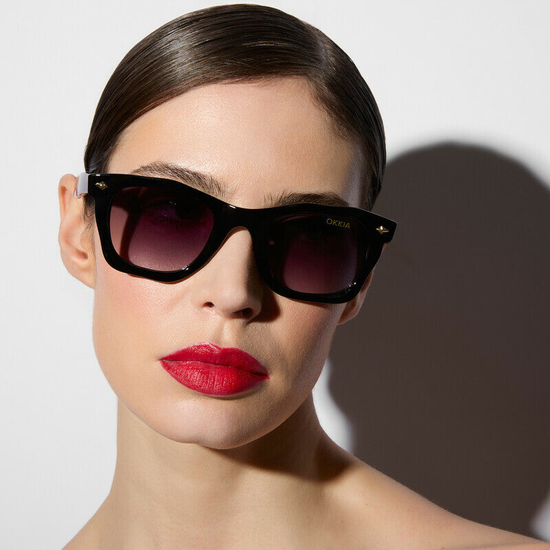 Lentes de Sol para Mujer Dakota Negro Seletti x Okkia