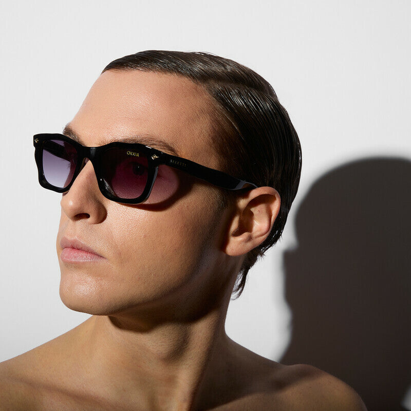 Lentes de Sol para Mujer Dakota Negro Seletti x Okkia