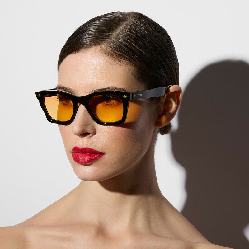 Lentes de Sol para Mujer Dakota Amarillo Seletti x Okkia