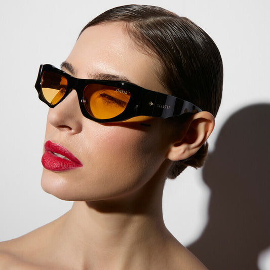 Lentes de Sol para Mujer Colorado Amarillo Seletti x Okkia