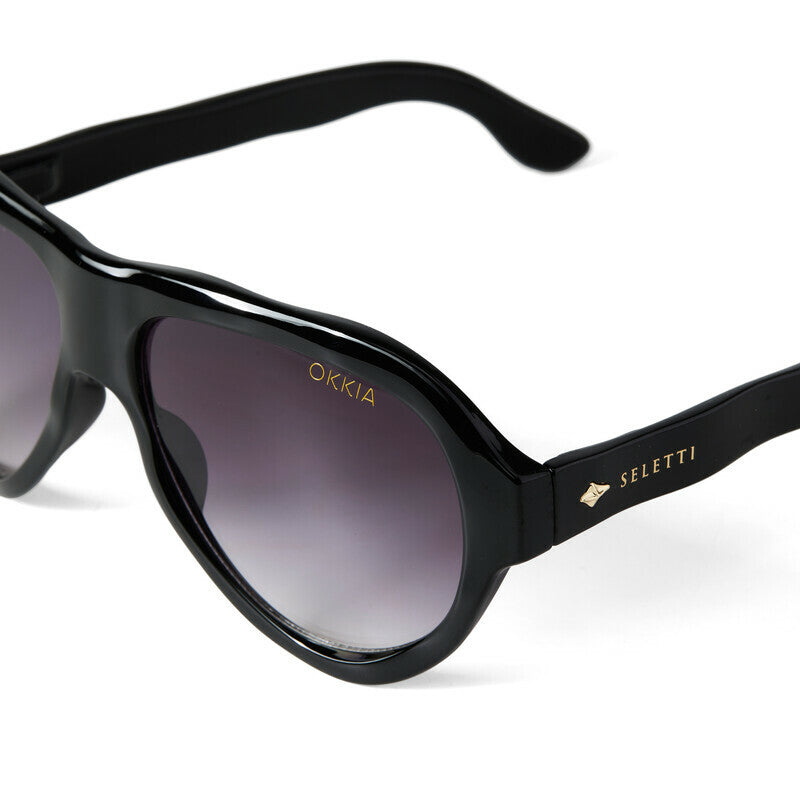 Lentes de Sol para Mujer Florida Negro Seletti x Okkia